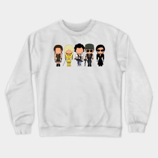 Bad@ss Movie Girls  - "Vector-Eds" Crewneck Sweatshirt